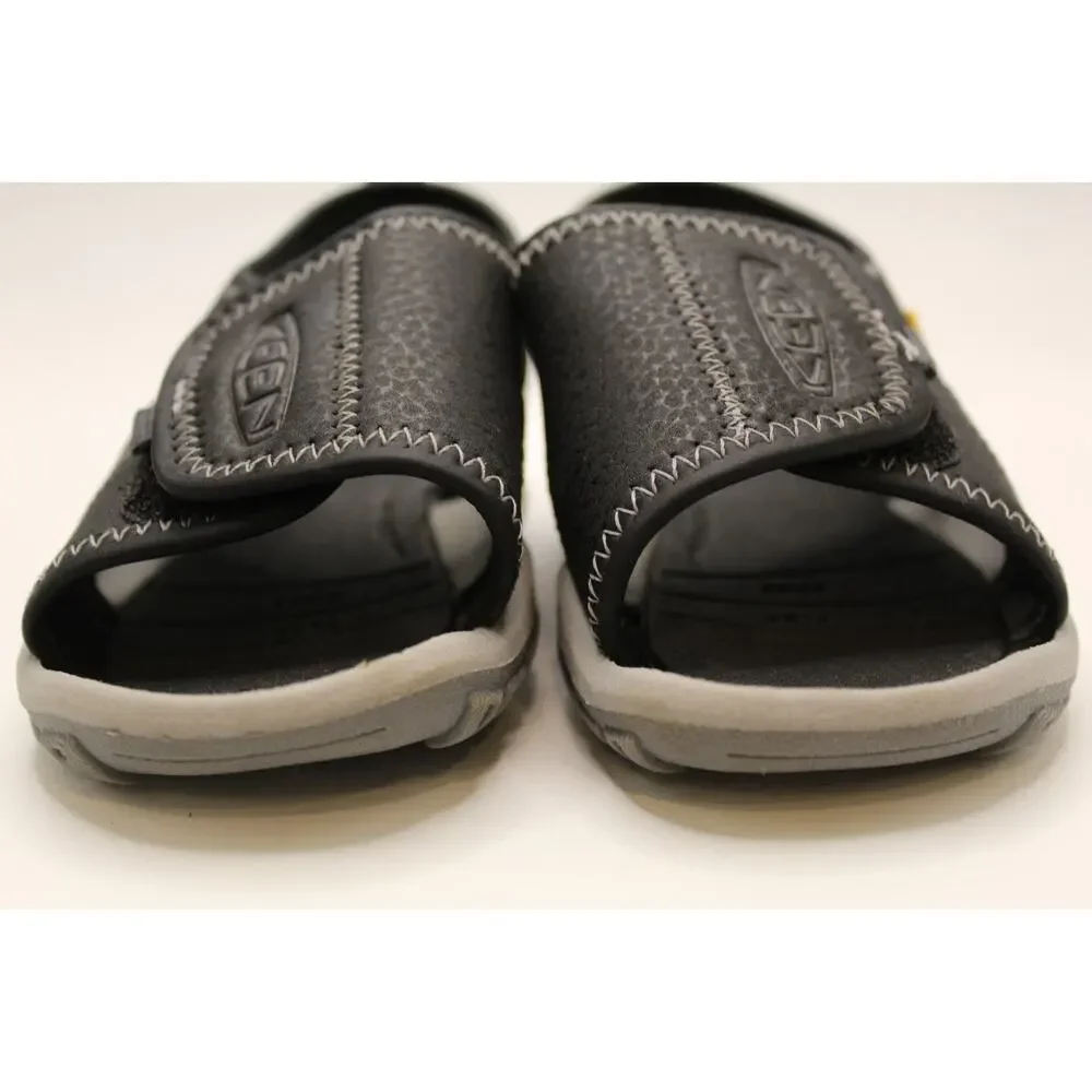 KEEN Knotch River Open Toe Toddler Sandal Size 4 Black Gray Water Shoes Washable